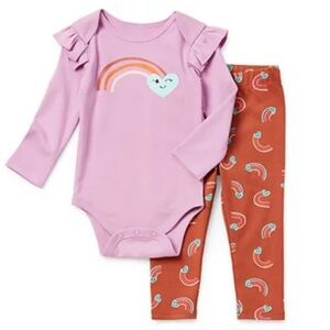 Okie Dokie Girls 2 Piece Pant Set Size 12 months
